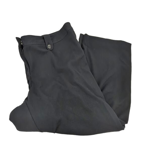 Just My Size Pants - EUC JMS Dress Pants Ebony/Black Polyester Blend Womens 26WP Stretchy Flat